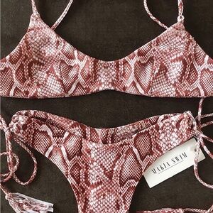 Makai Swim Snakeskin Bikini Set